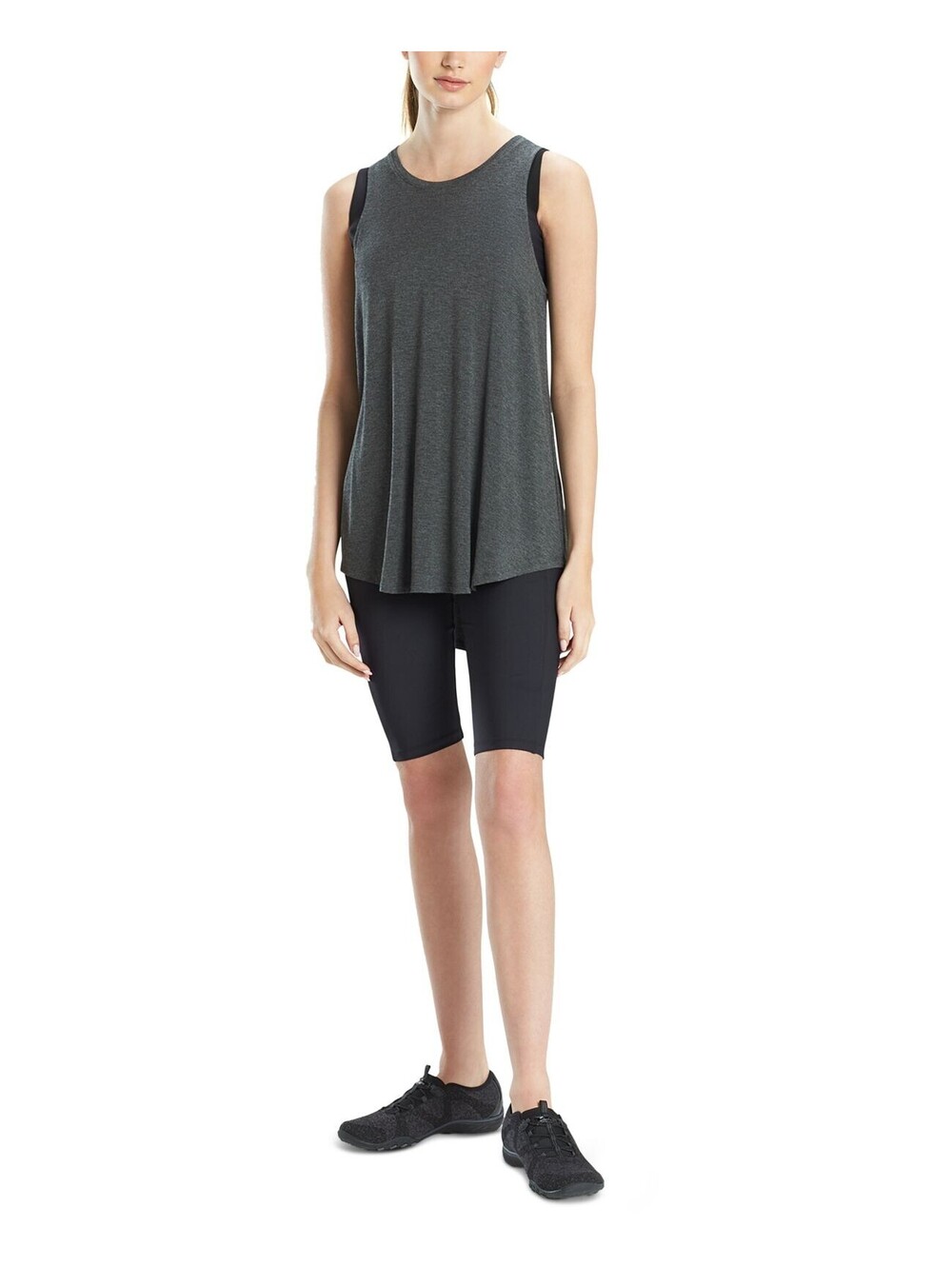 Josie Natori Womens Active Layering Elements Tank Top Size L